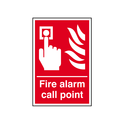 Fire Alarm Call Point Sign - RPVC, 200 X 300mm